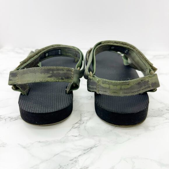 Teva Original Green Universal Tie Dye Quick Dry Sandals Big Kids Size‎ 5 - Picture 3 of 6